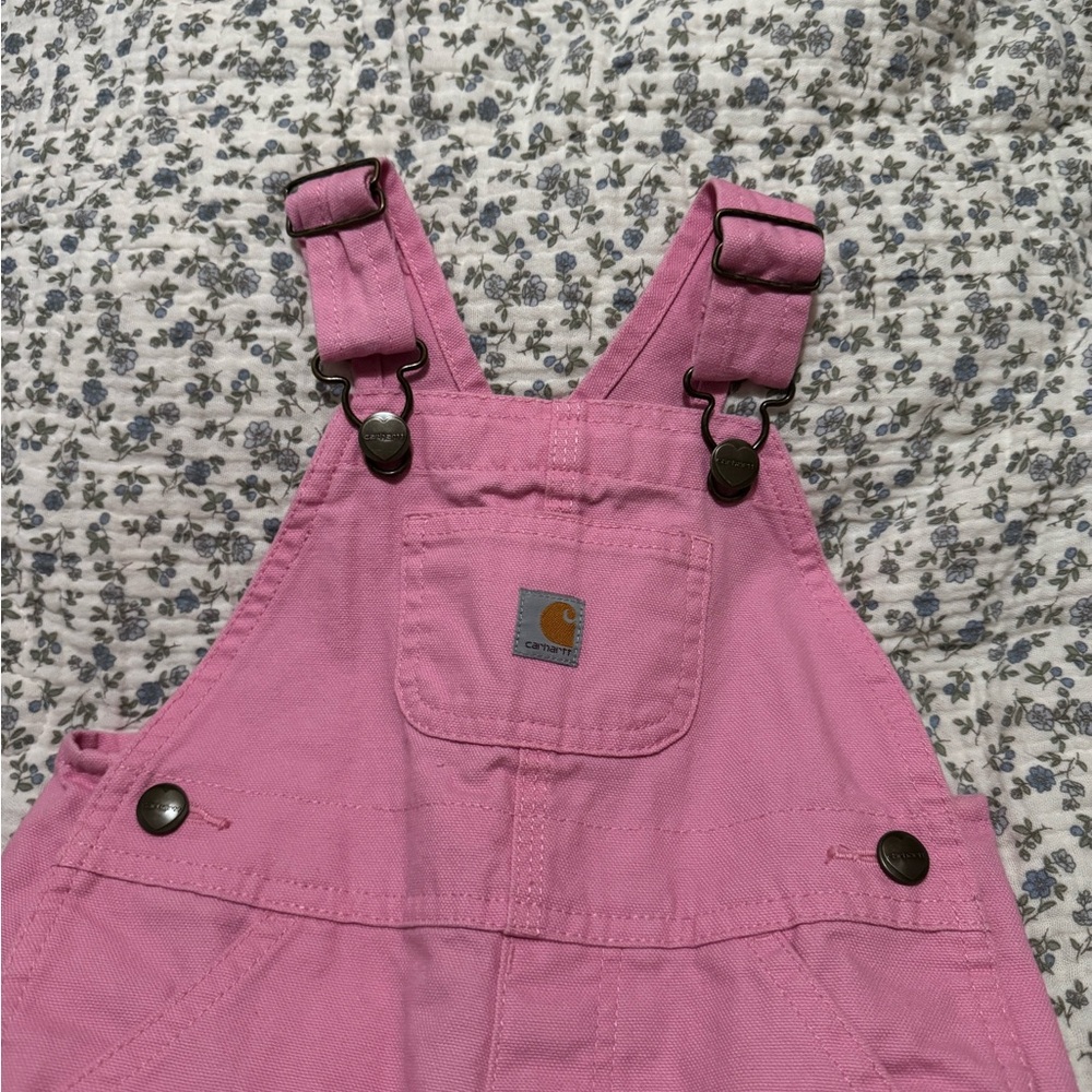 Carhartt Kids Pink Overalls